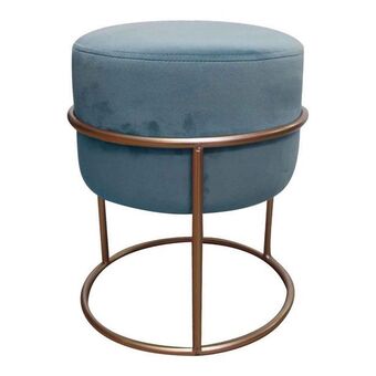 Ottoman bianca azul cielo