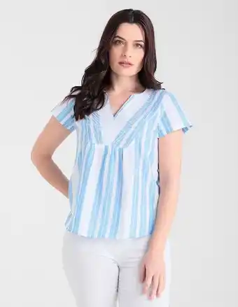 Suburbia Blusa weekend manga corta corte high low oferta