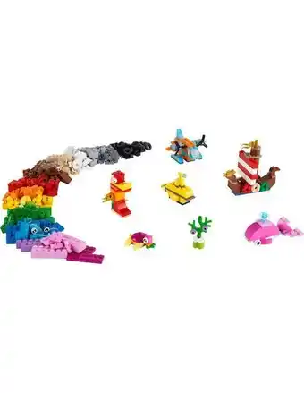Set de construcción lego diversión oceánica creativa con 333 piezas