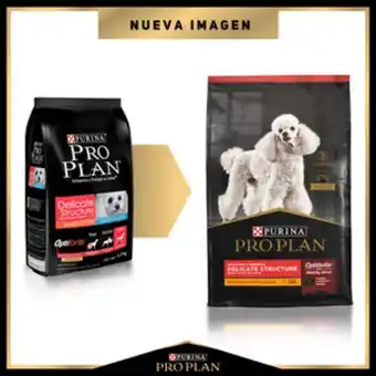 Petco Pro plan optifortis delicate structure alimento seco para perro adulto raza mini/pequeña receta pollo y arroz, 3 kg oferta