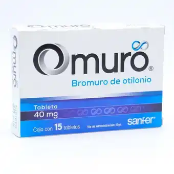 Omuro tabletas 40mg con 15 piezas