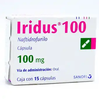 Farmacias de Apoyo Iridus 100 cápsulas 100mg con 15 piezas oferta
