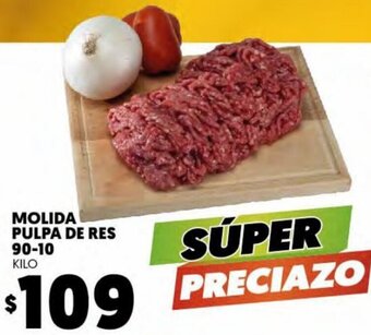 Merco Molida Pulpa de Res 90-10 oferta
