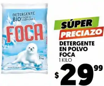 Merco Detergente En Polvo Foca 1kl oferta