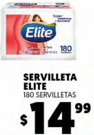 Merco Servilleta Elite 180 Servilletas oferta