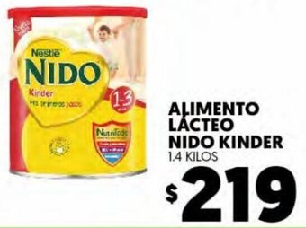 Merco Alimento Lácteo Nido Kinder 1,4 Kilos oferta