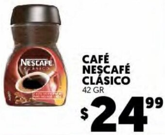 Merco Café Nescafé Clásico 42gr oferta