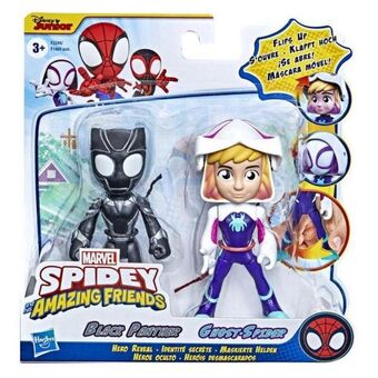 Juguetrón Hasbro spider-man ghost-spider y black panther mascara móvil 2 pack f1469 oferta