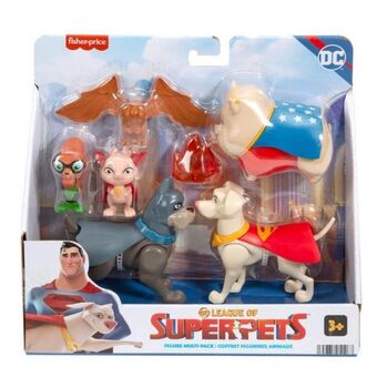 Juguetrón Mattel fisher-price dc league of super pets figuras de acción multipack hgl00 oferta