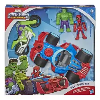 Juguetrón Hasbro marvel super heroes adventures figures & vehicles multipack hulk spider-man e9520 oferta