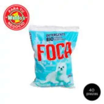 Waldos Mayoreo detergente en polvo foca 40 piezas 250g oferta