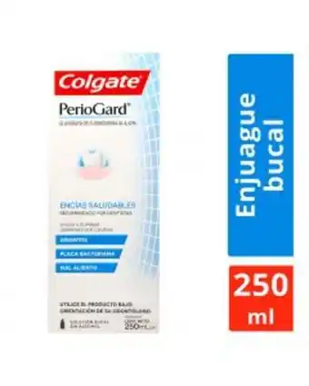 Farmacias del Ahorro Enjuague bucal colgate periogard sin alcohol 250 ml oferta