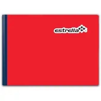 Cuaderno forma italiana cuadro grande estrella 100 hojas
