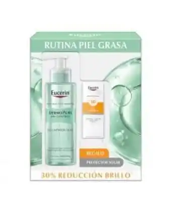 Farmacias del Ahorro Eucerin pack dermopure gel limpiador + mini sun oil control oferta