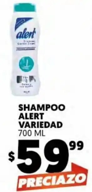 Shampoo Alert Variedad 700ml