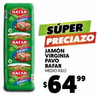 Merco Jamón de Virginia Pavo Bafar Medio Kilo oferta