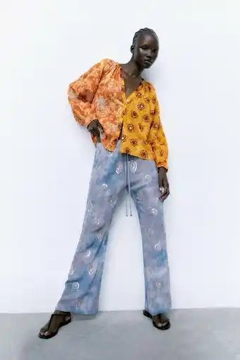 ZARA Pantalón tie dye limited edition oferta
