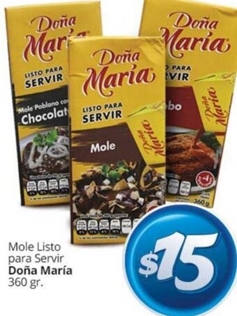 Mole Listo para Servir Doña María 360gr
