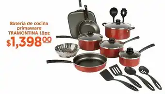 Batería de cocina tramontina 18pz