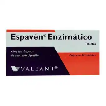 Espavén enzimático 50 tabletas