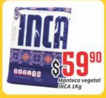 INCA Manteca vegetal 1kg