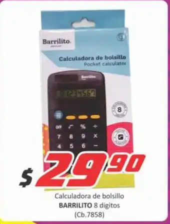 Super Gutiérrez BARRILITO Calculadora de bolsillo 8 digitos oferta
