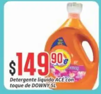 ACE con toque de DOWNY Detergente liquido 5L