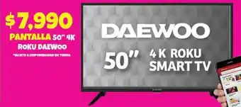 DAEWOO - 50" 4K ROKU SMART TV