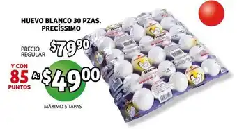 Soriana Híper Huevo Blanco 30 pzas Precissimo oferta