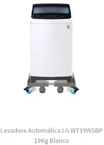 Elektra Lavadora Automática LG LWT19WSBP 19kg Blanco oferta