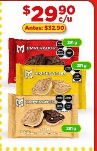 Bodega Aurrerá Galletas emperador oferta