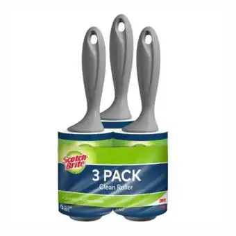 Rodillo quita pelusa scotch-brite lint roller 3 pzas