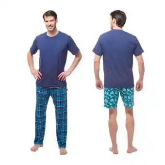 Sam's Club Pijama para caballero de 3 pzas nautica talla g marino oferta