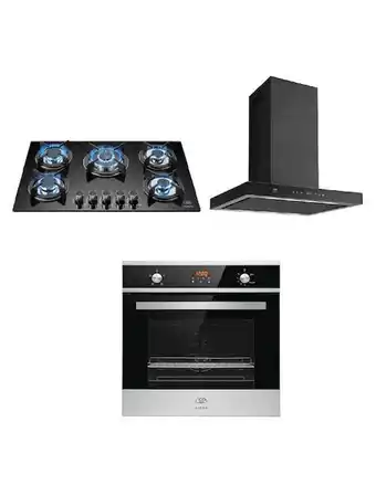 Liverpool Parrilla a gas avera vt5-cen76c-he01nat + campana + horno oferta