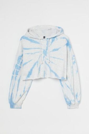 H&M H&m+ sudadera corta con gorro oferta