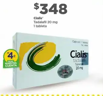 Bodega Aurrerá Cialis tadalafil 20 mg 1 tableta oferta