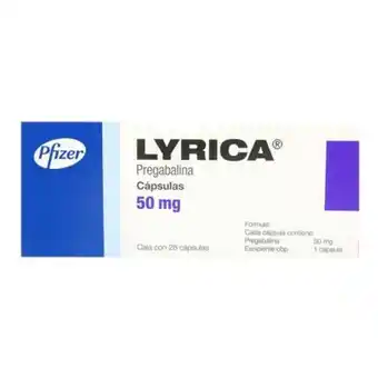 Lyrica 50 mg 28 cápsulas
