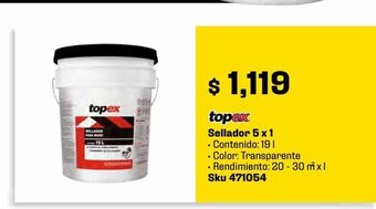Sodimac Homecenter Sellador 5 x 1 topex 19l oferta