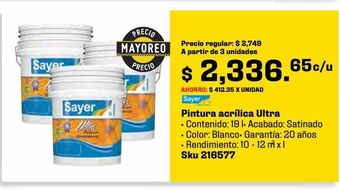 Pintura acrilica ultra