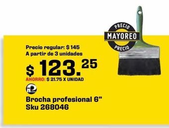 Sodimac Homecenter Brocha profesional 6" oferta