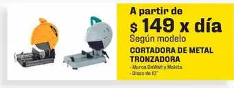 Sodimac Homecenter Cortadora de metal tronzadora oferta