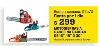 Sodimac Homecenter Motosierra a gasolina barras oferta