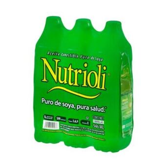 Aceite de soya nutrioli 3 pzas de 946 ml