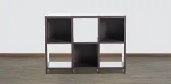 Muebles Dico Módulo 6 nichos maxima chocolate oferta