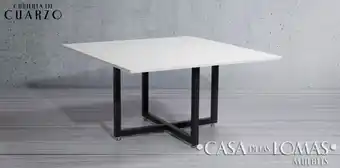 Casa de las Lomas Mesa de comedor crono cuarzo frosty carrina oferta