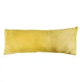Almohada invernal abrazable mostaza