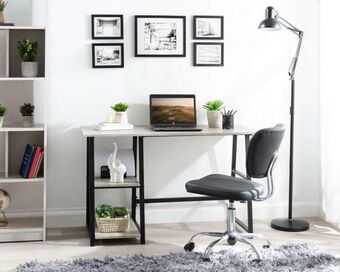 Coppel Escritorio afra gris oferta