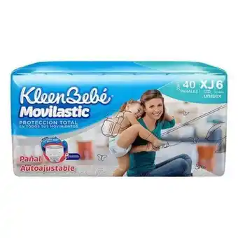 Soriana Híper Pañales kleenbebé movilastic, etapa 6 extra jumbo con 40 piezas oferta