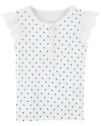 Carter's Blusa ribeteada con diseño floral oshkosh b'gosh oferta