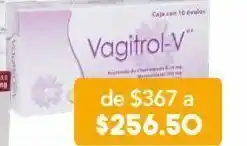 Farmacia San Pablo Vagitrol v 10 óvulo oferta